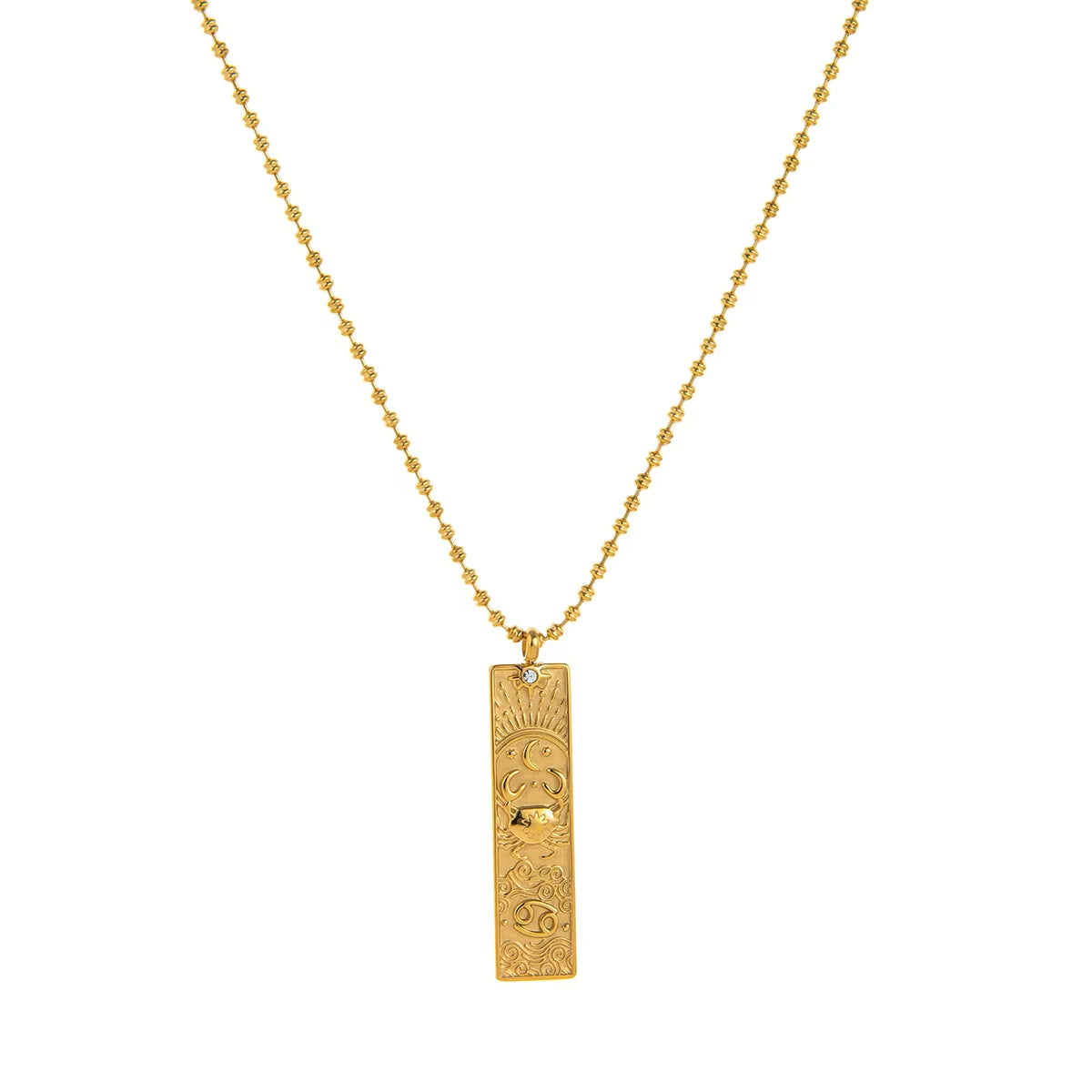 Collier Signe Astrologique - Chic et Rectangulaire
