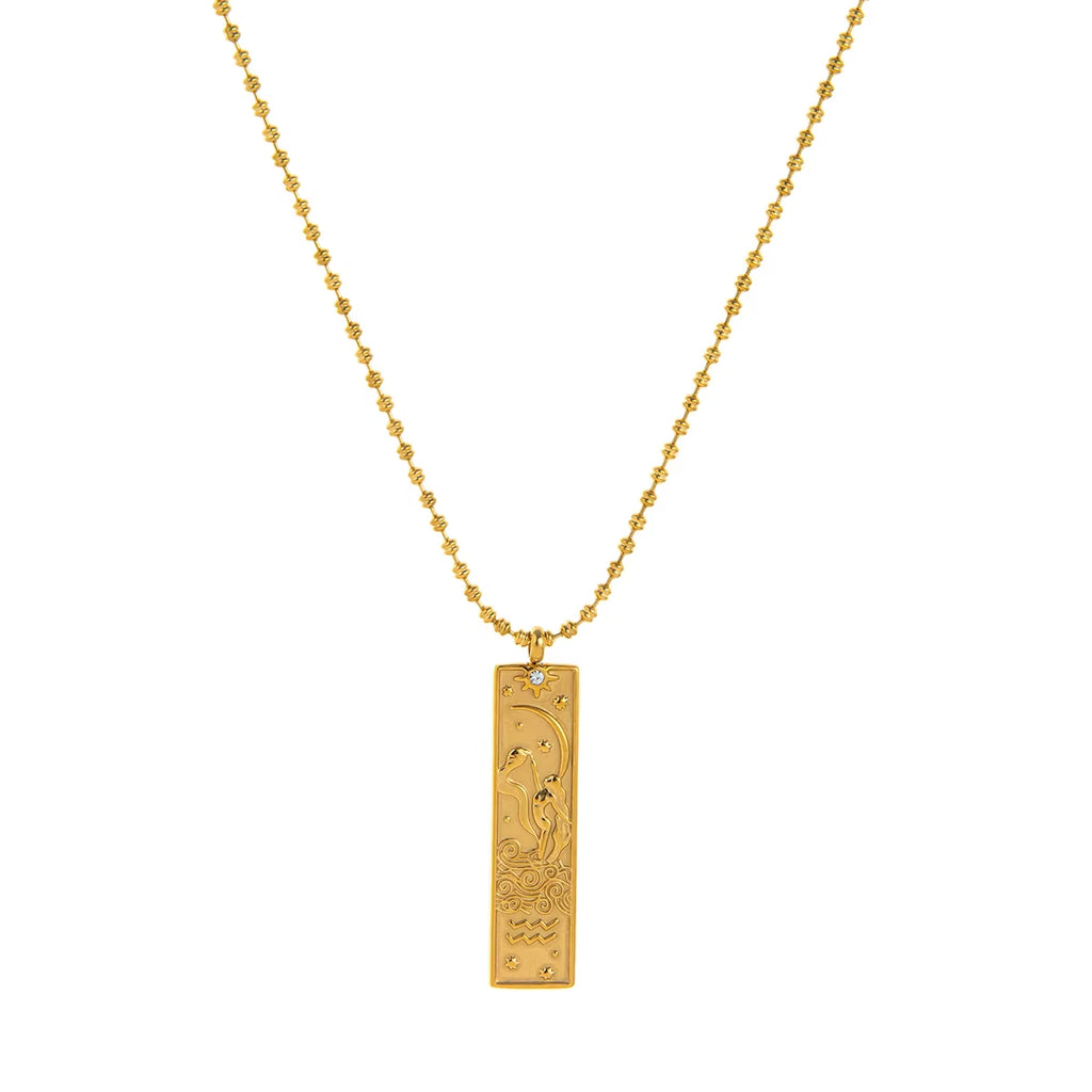 Collier Signe Astrologique - Chic et Rectangulaire