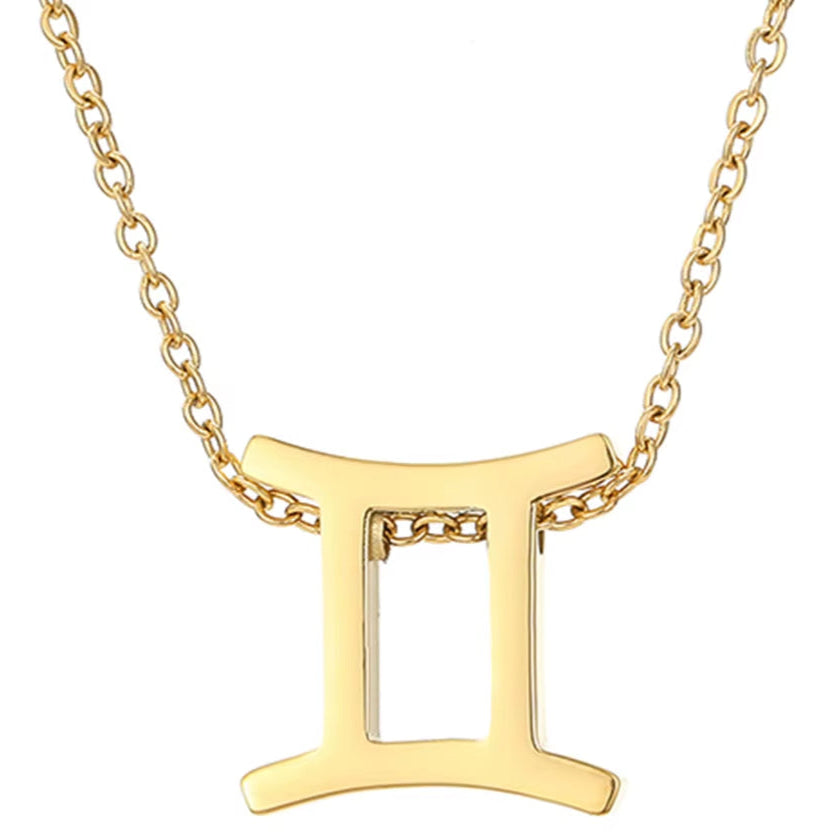 Collier Signe Astrologique Doré et Moderne