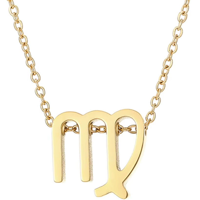 Collier Signe Astrologique Doré et Moderne