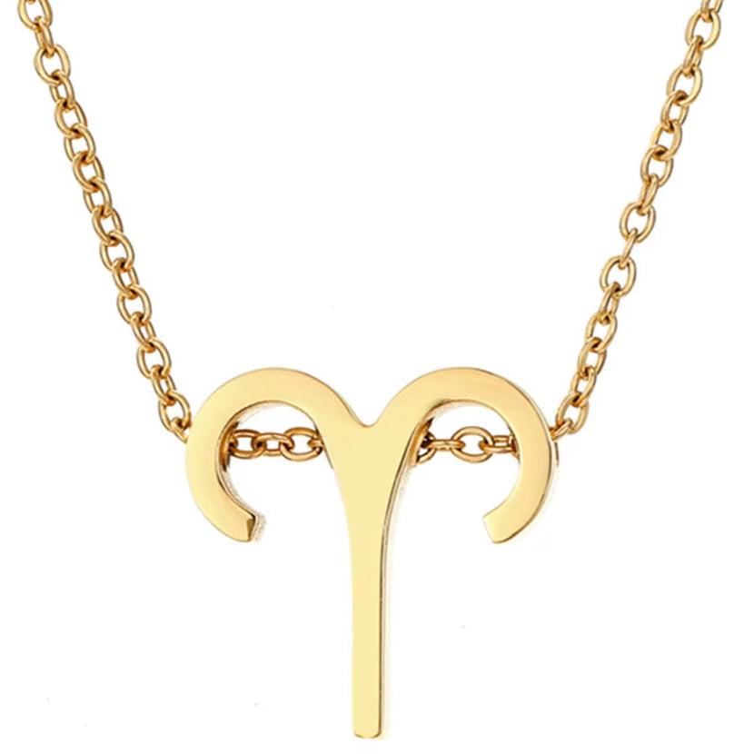 Collier Signe Astrologique Doré et Moderne