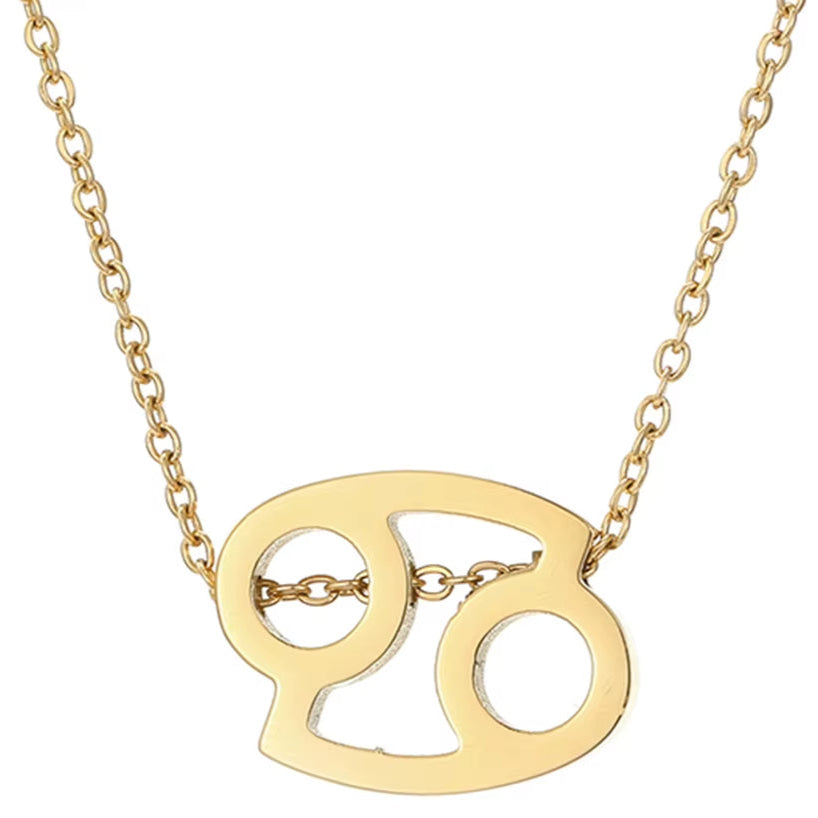 Collier Signe Astrologique Doré et Moderne