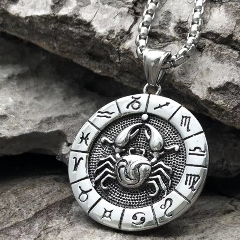 Collier Signe Astrologique en Titane Image