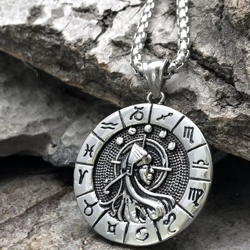Collier Signe Astrologique en Titane Image