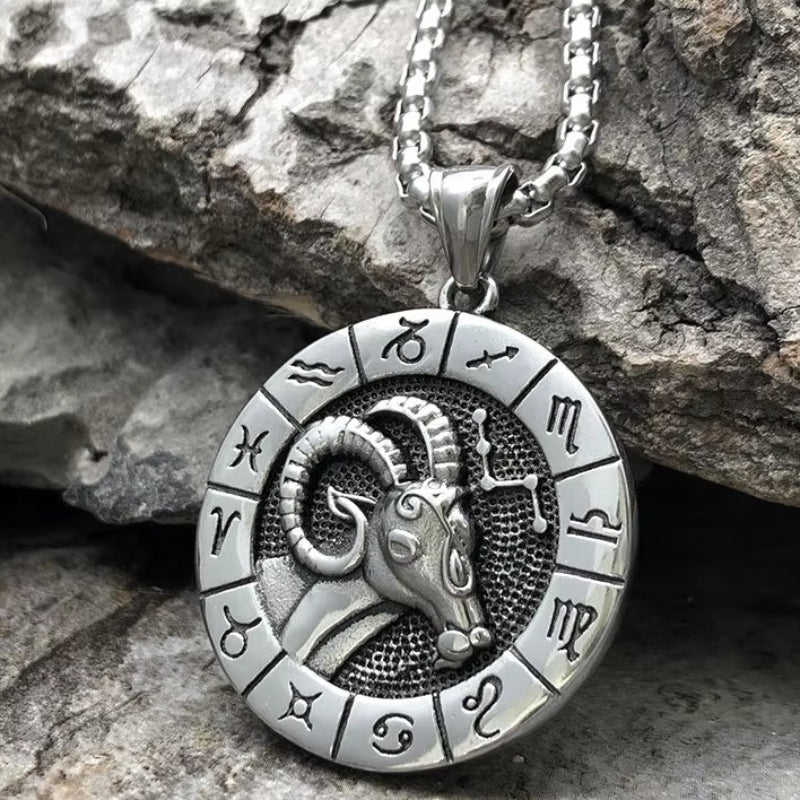Collier Signe Astrologique en Titane
