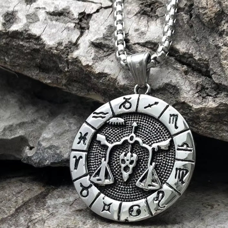 Collier Signe Astrologique en Titane