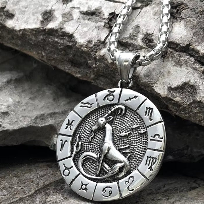 Collier Signe Astrologique en Titane