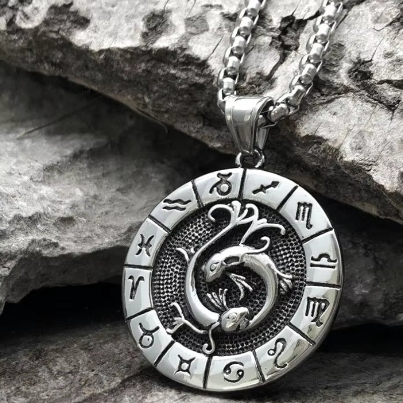 Collier Signe Astrologique en Titane