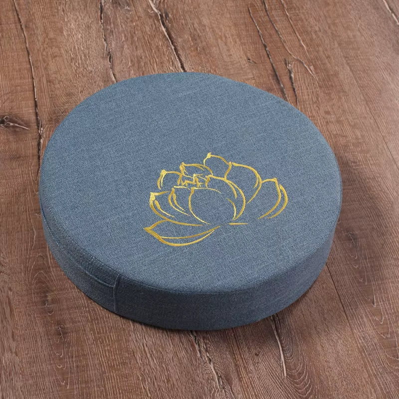 Coussin de Méditation Imprimé Fleur de Lotus