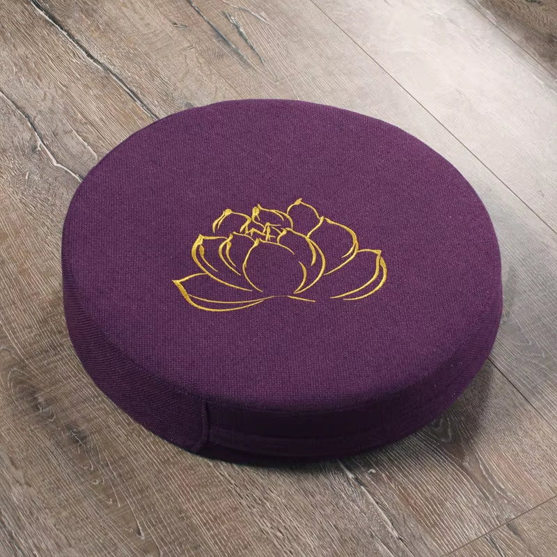 Coussin de Méditation Imprimé Fleur de Lotus