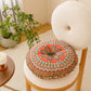 Coussin de Méditation Multicolore à Imprimé Bohème
