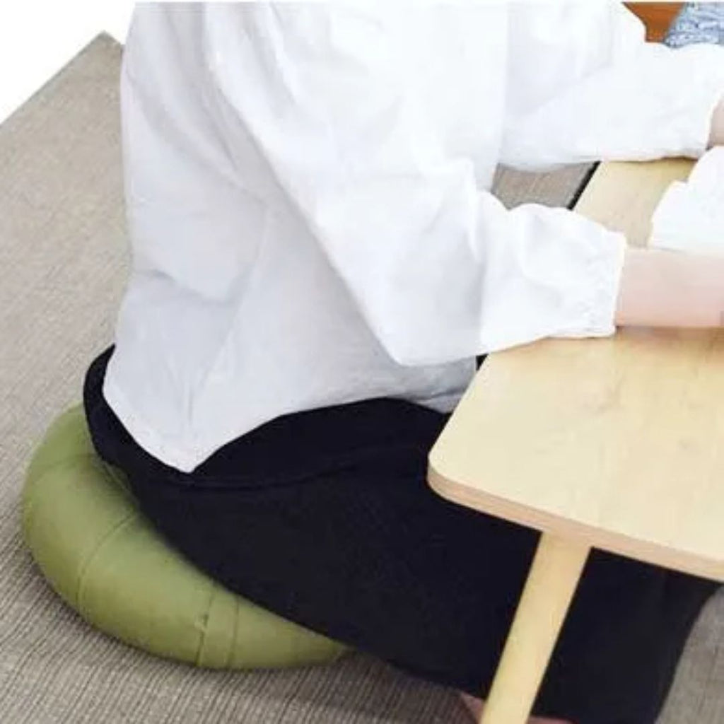 Coussin ZAFU Méditation Vert de Style Japonais