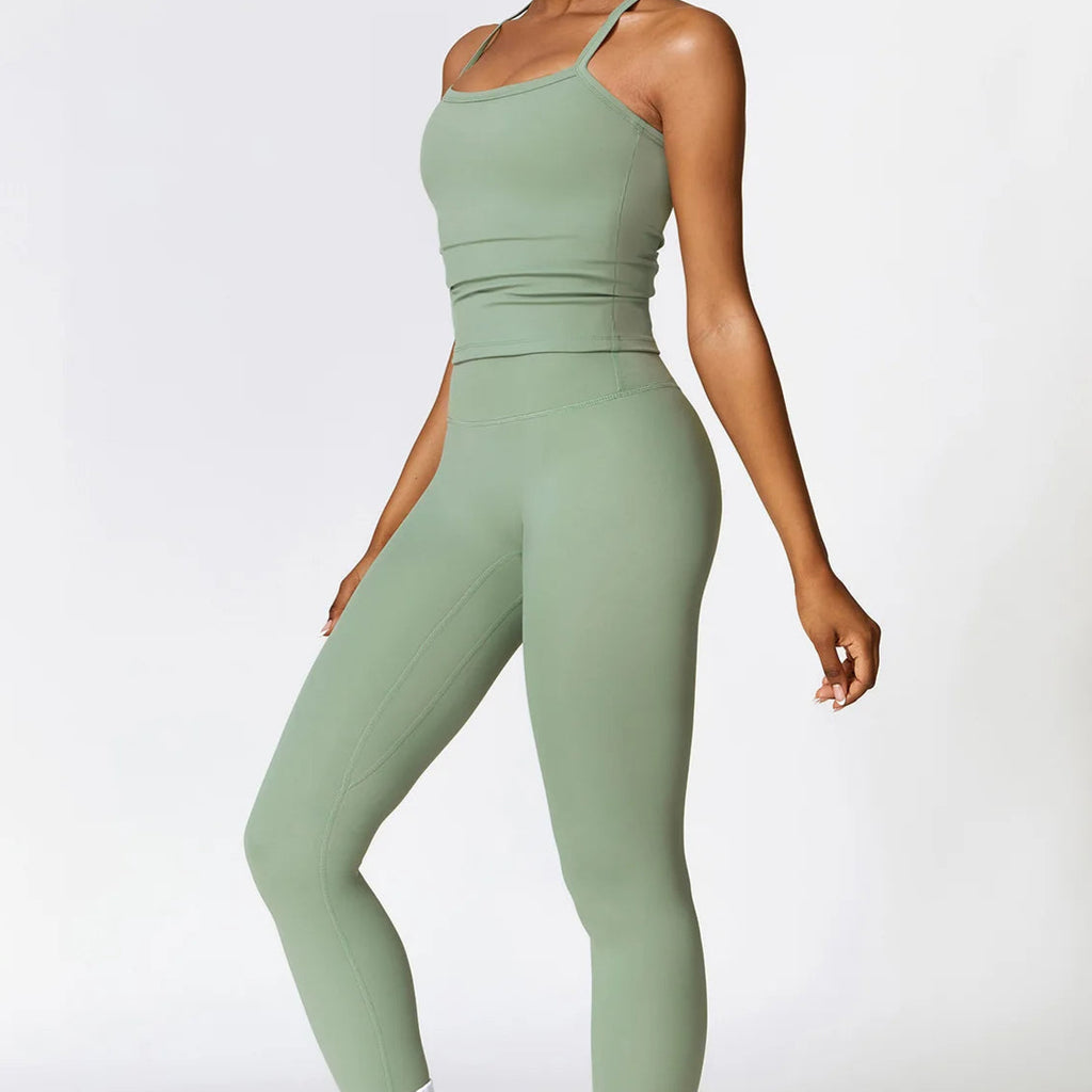 Ensemble Yoga 2 Pièces Elastique et Confortable