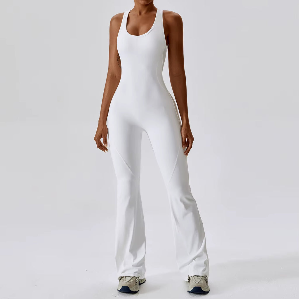 Ensemble Yoga en Nylon – Flexibilité et Confort sur une femme