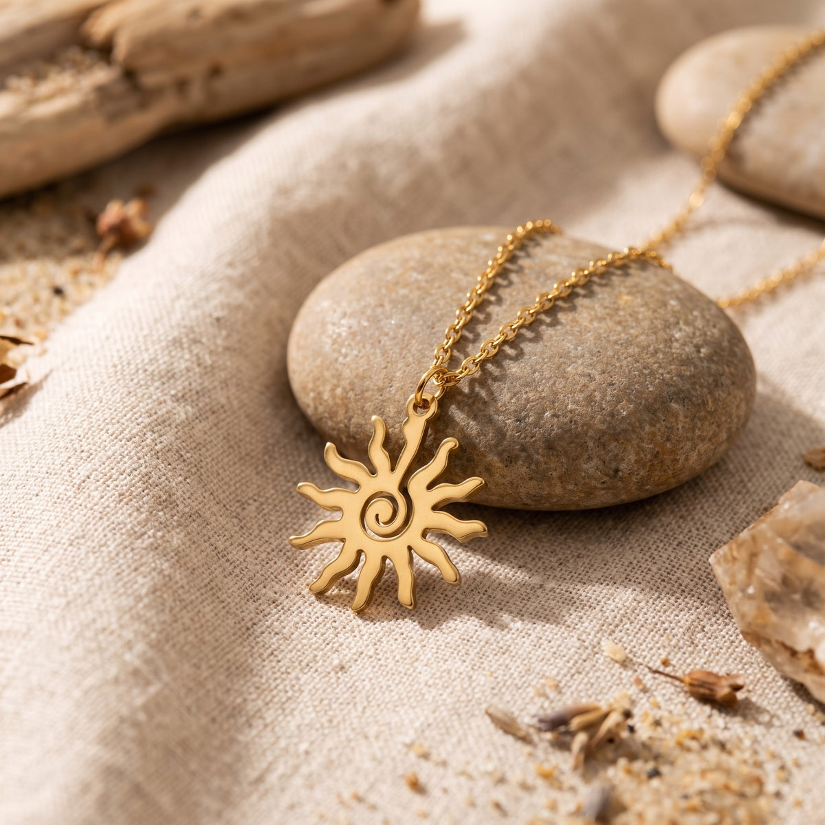 Collier Soleil Minimaliste, Espoir