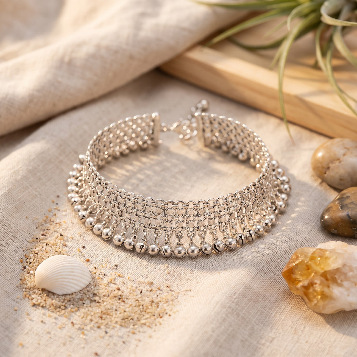 Bracelet de Cheville Bohème à Grelots