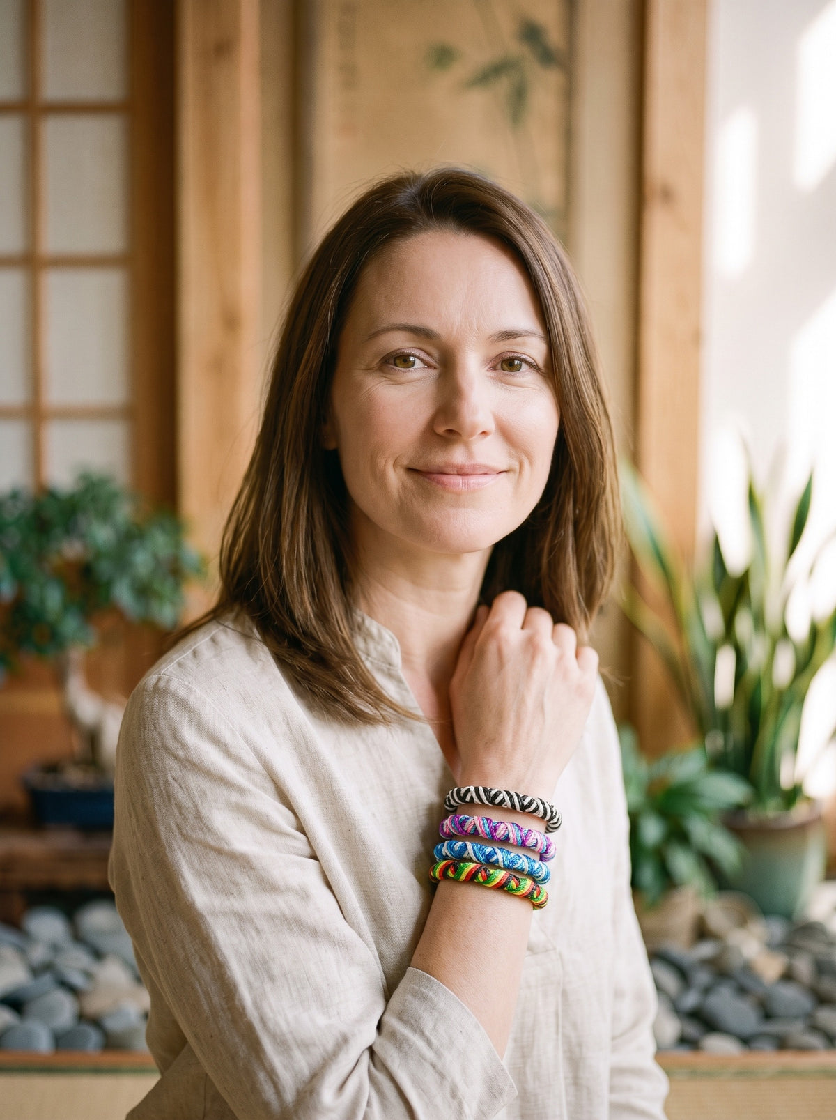 Lot de 4 bracelets brésiliens d'amitié