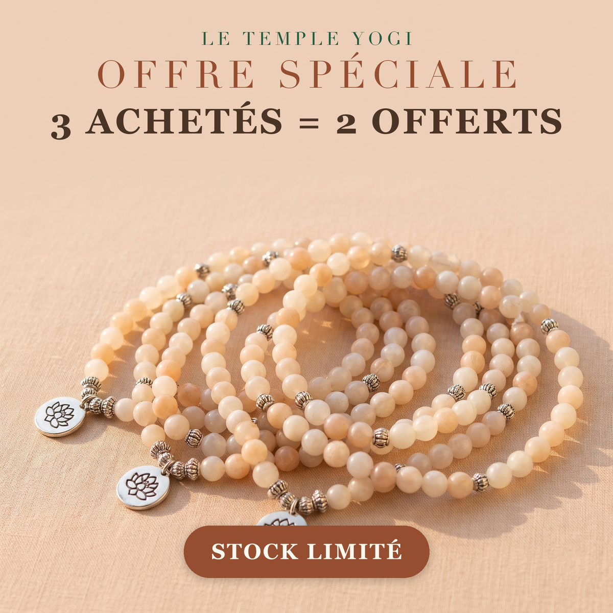 Offre 3 achetés 2 offerts bracelet mala