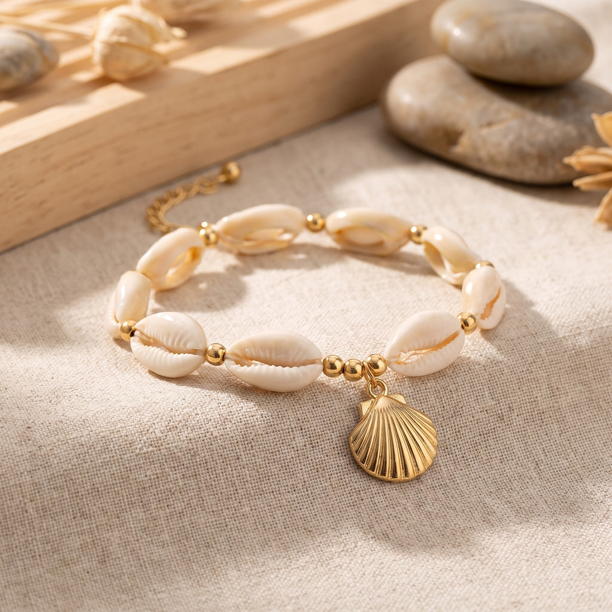 Bracelet de Cheville Cauri, Mère des Eaux