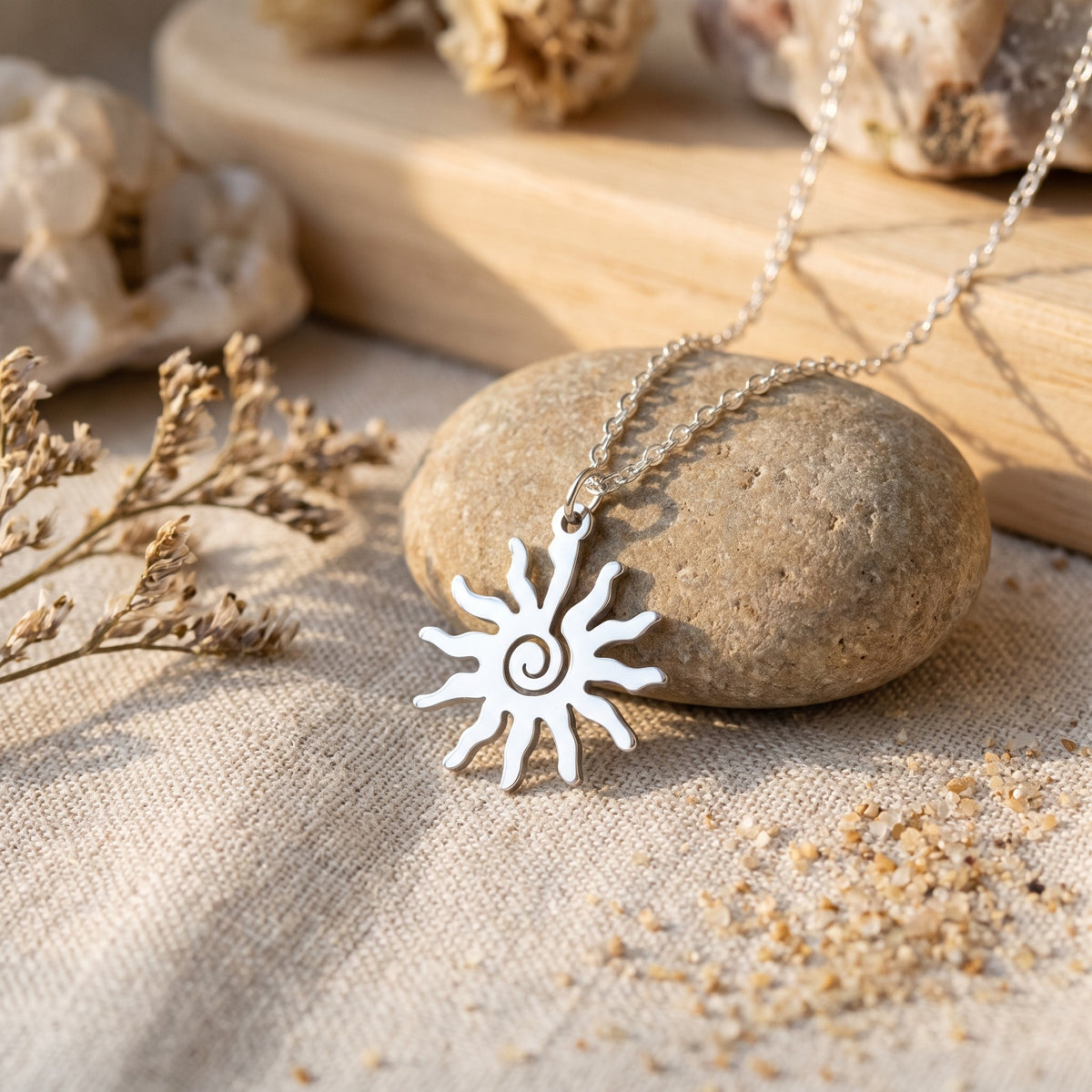 Collier Soleil Minimaliste, Espoir