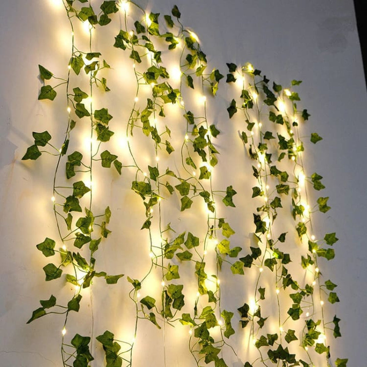 Guirlande feuille de vigne lumineuse, ambiance chaude