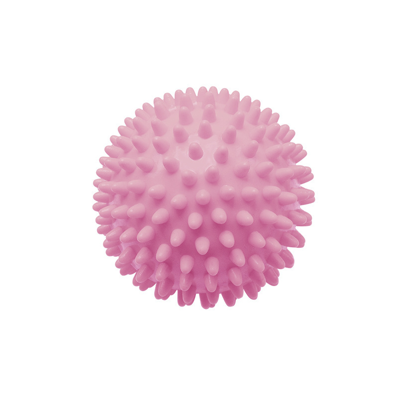 Boule de massage rose à libération myofasciale avec pointes