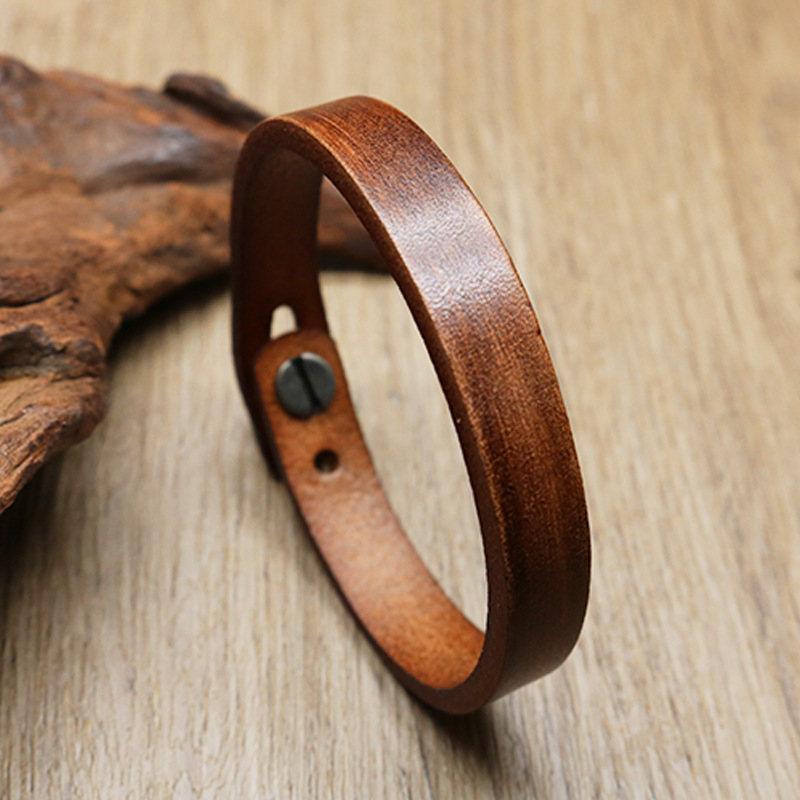 Bracelet Homme - Vintage en Cuir