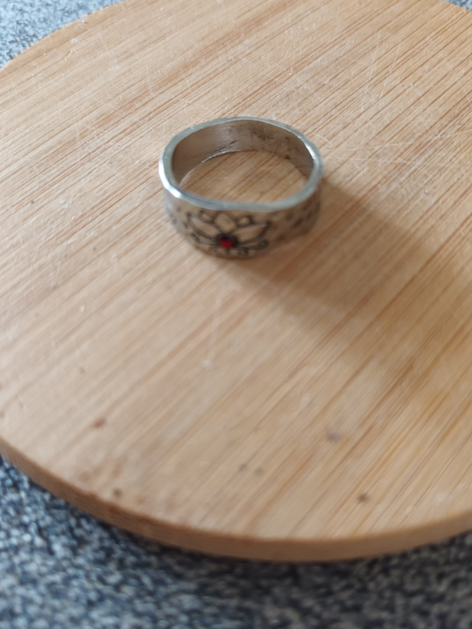 Anneau de la fleur de Lotus