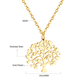 Collier 'Famille' orné d'un Arbre de Vie