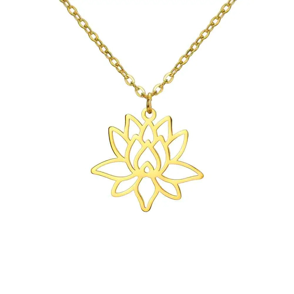 Fleur de Lotus collier de style bohème