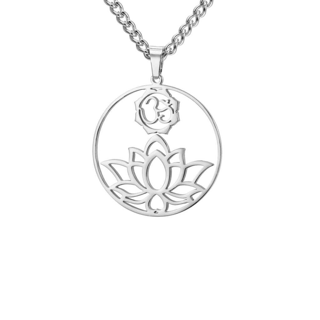 Collier 'Conscience' orné d'une fleur de Lotus