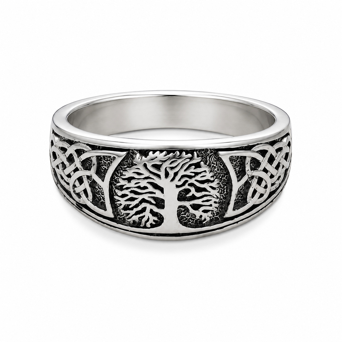 Bague Arbre de Vie Rétro et Épurée – Simplicité et Élégance