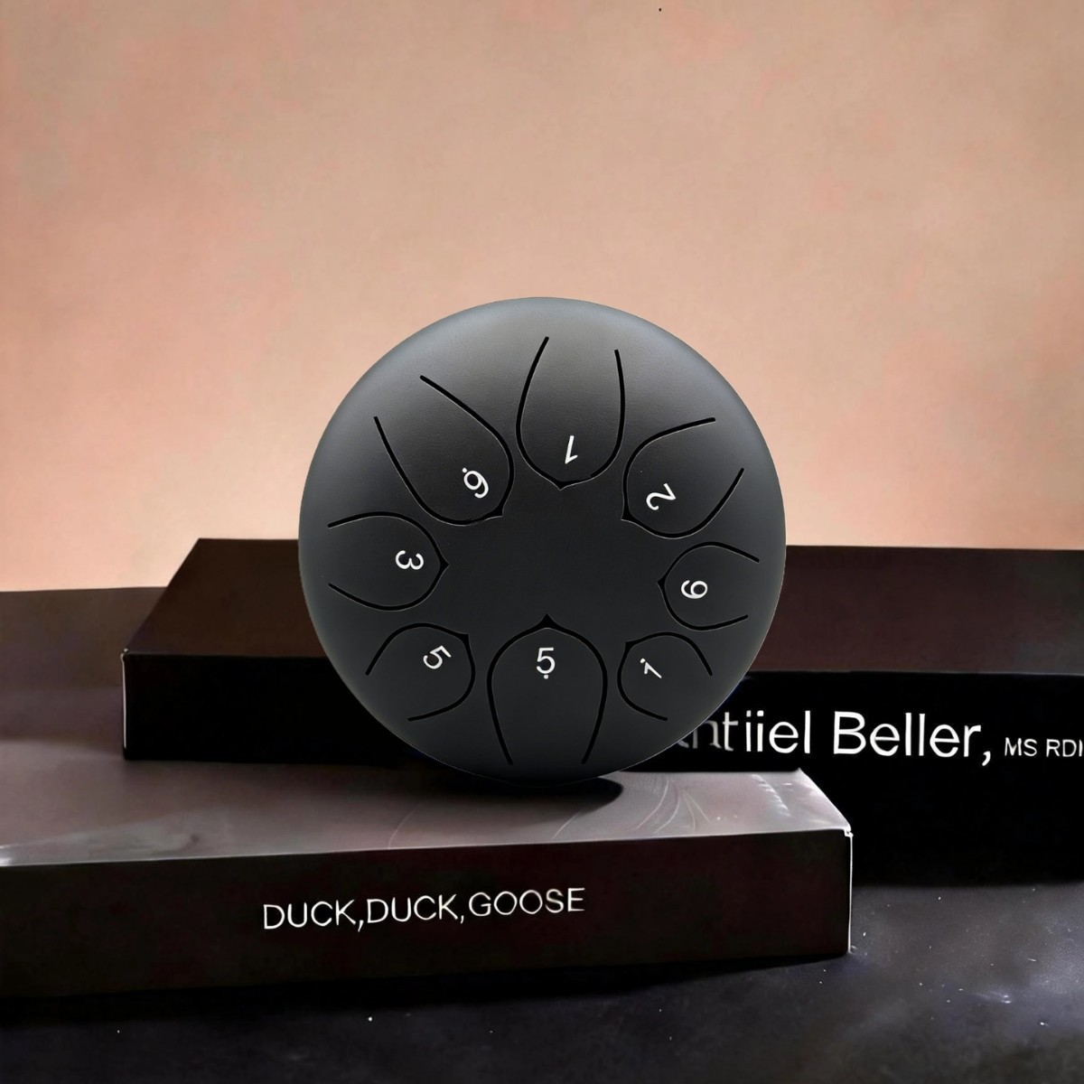 Tongue drum noir