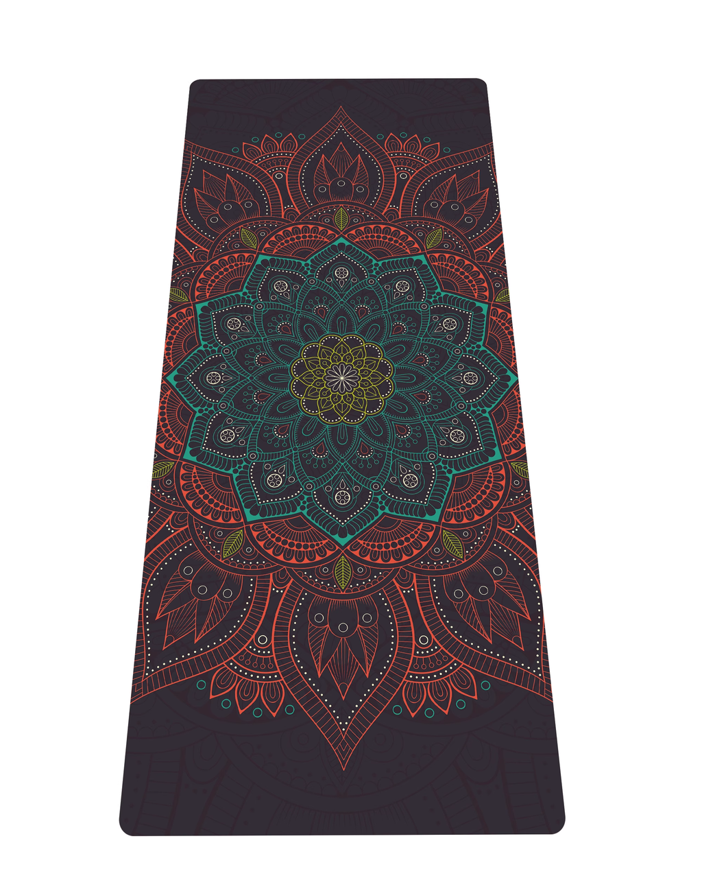 Tapis de yoga mandala violet
