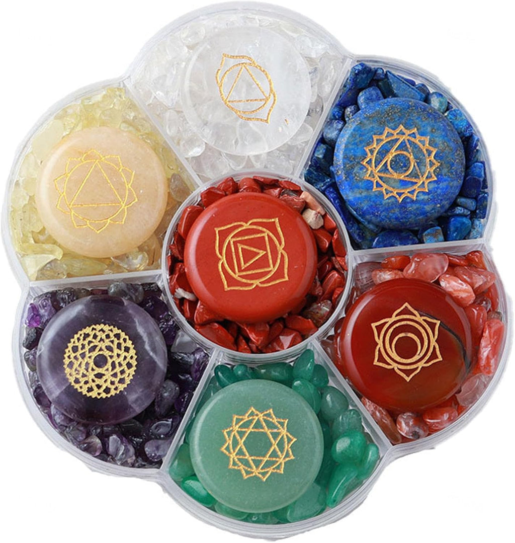 Kit de 7 Cristaux de Guérison Chakra