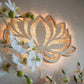 Lampe d'ambiance murale en forme de fleur de lotus