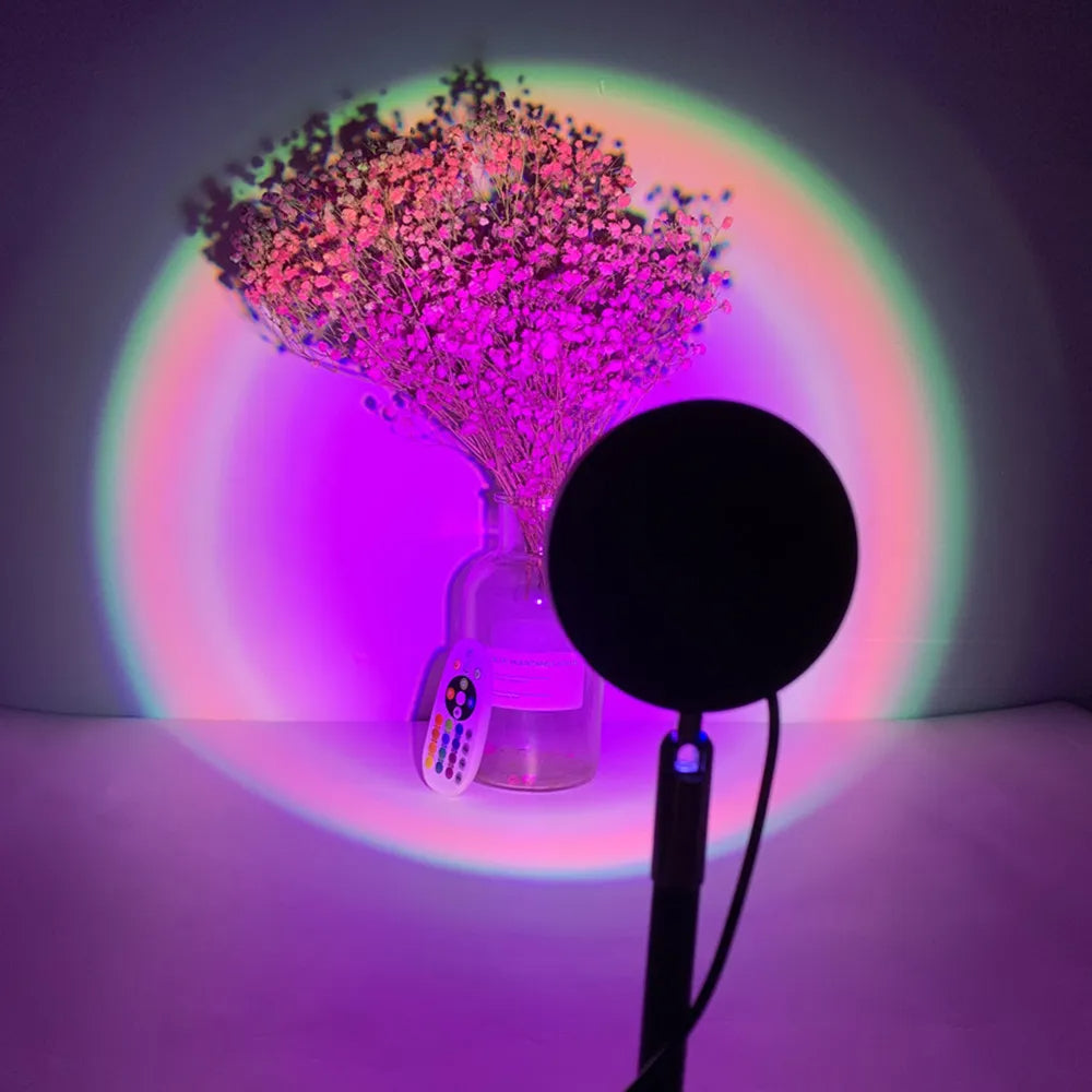 Une lampe projecteur ambiance