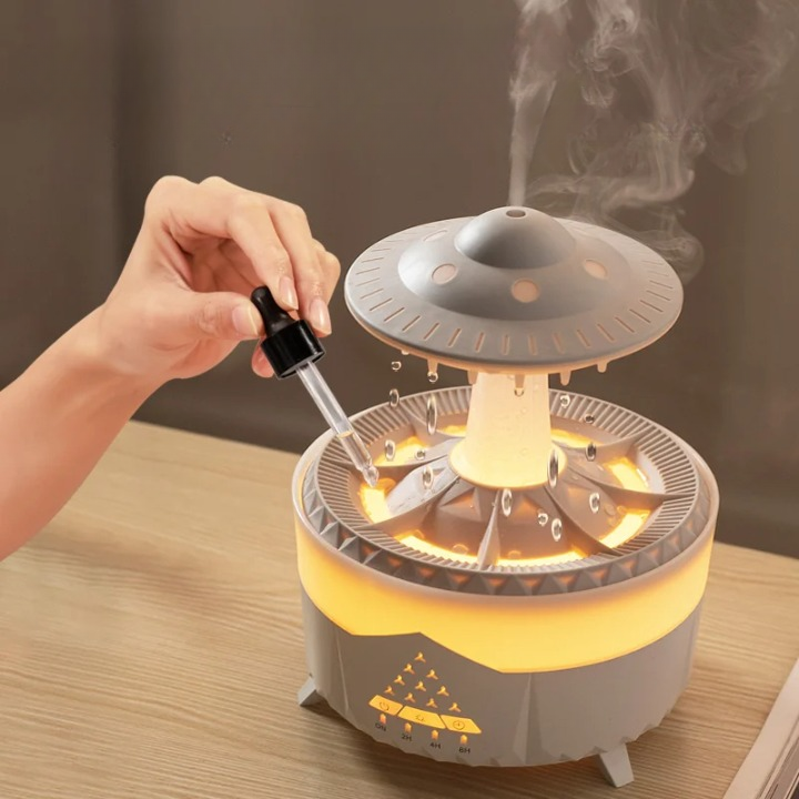 Lampe zen avec humidificateur d'air à gouttes d'eau
