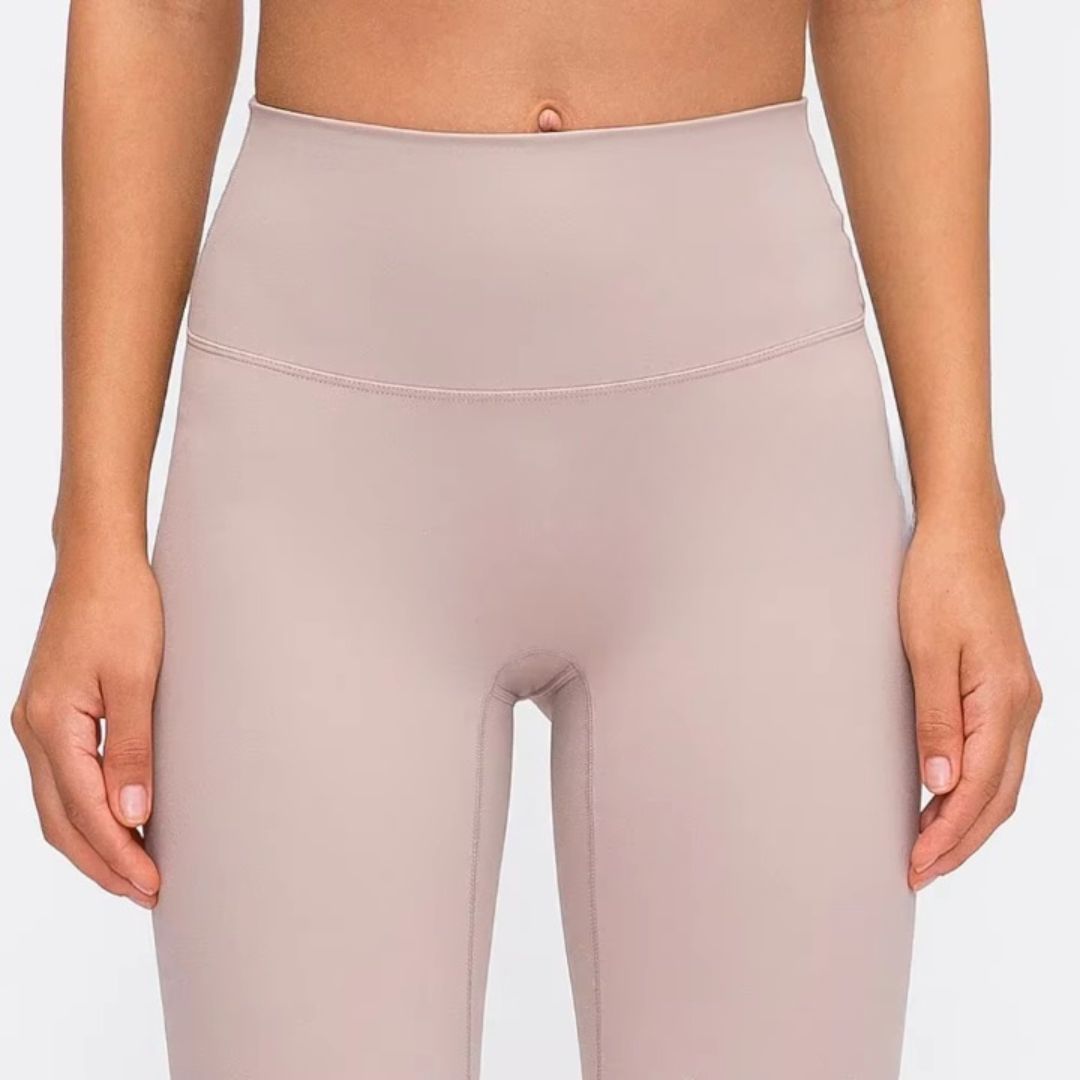 Legging Yoga Rose – Élégance et Douceur