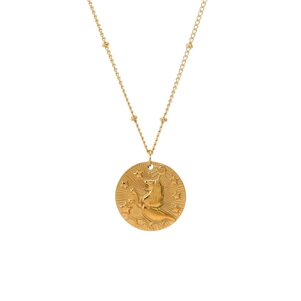 Collier Signe Astrologique avec Pendentif Rond