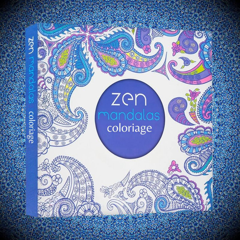 Couverture officielle du livre Zen Mandalas Coloriage