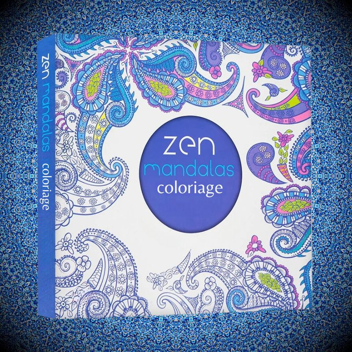 Livre de coloriage Mandala Zen, couverture illustrée