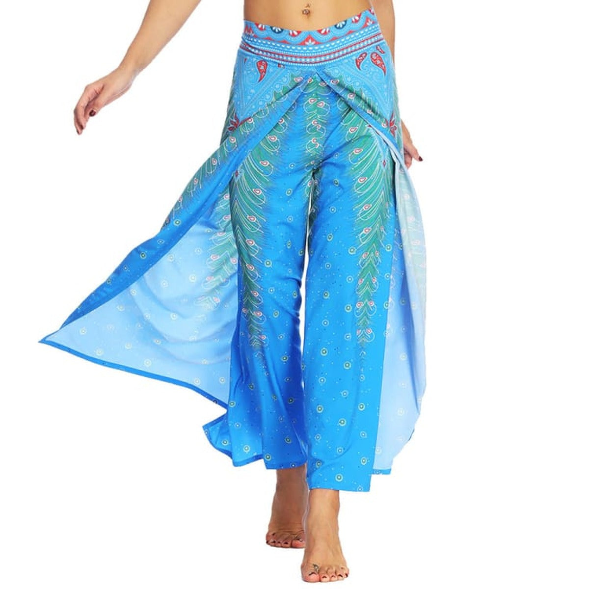 Pantalon Sarouel Yoga Turquoise
