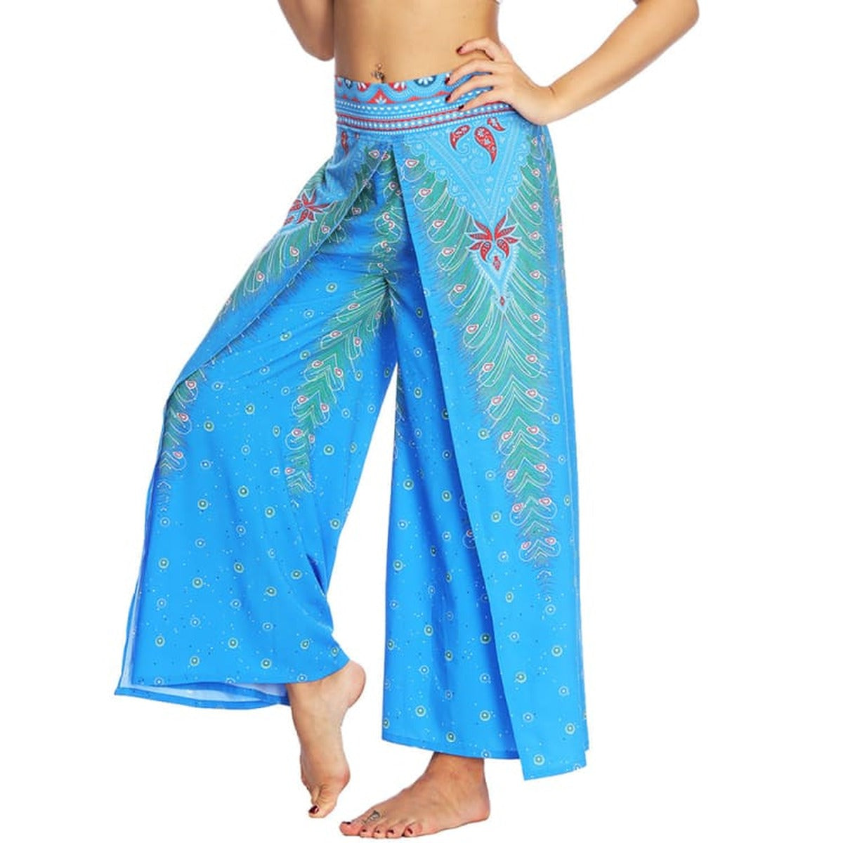 Pantalon Sarouel Yoga Turquoise