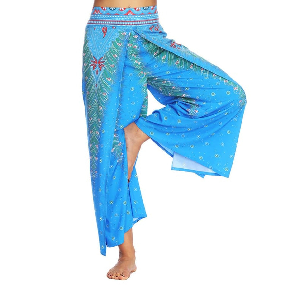 Pantalon Sarouel Yoga Turquoise
