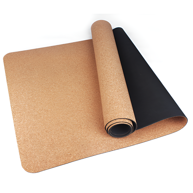 Tapis de yoga en liège naturel et caoutchouc – vue 2