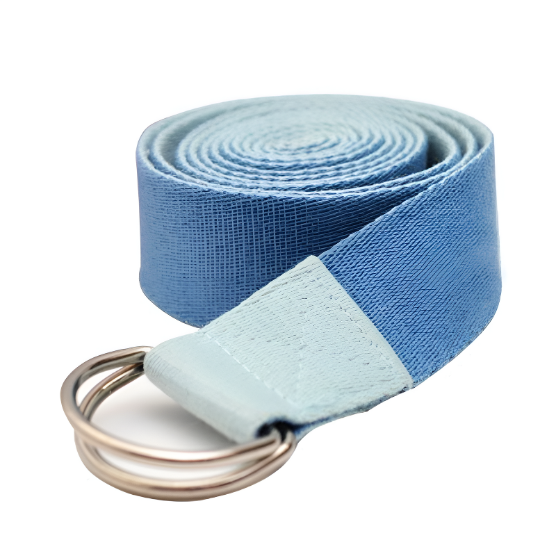 Sangle de yoga en coton, boucle double D – vue 2