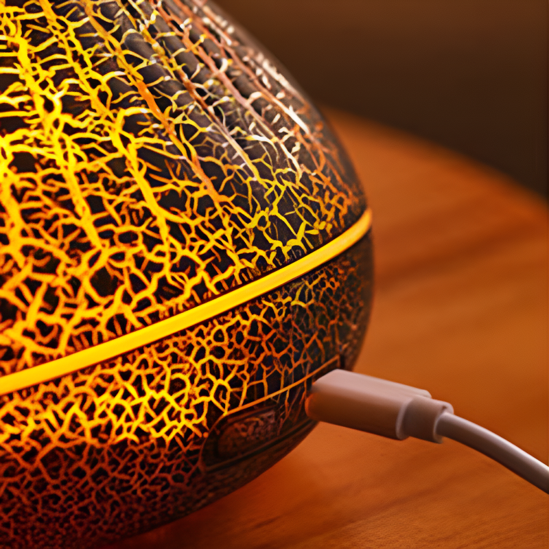 Diffuseur huiles essentielles effet flamme – vue 10