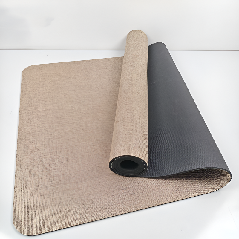 Tapis de yoga fibre naturelle antidérapant – vue 2