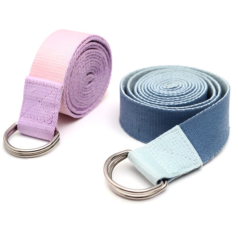 Sangle de yoga en coton, boucle double D – vue 6